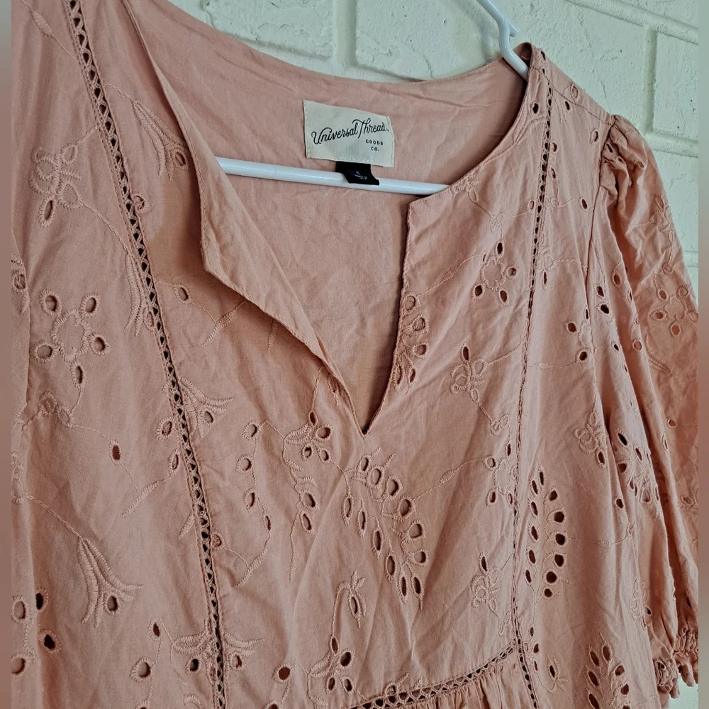 Universal Thread pink lined dress with pockets - Picture 3 of 3